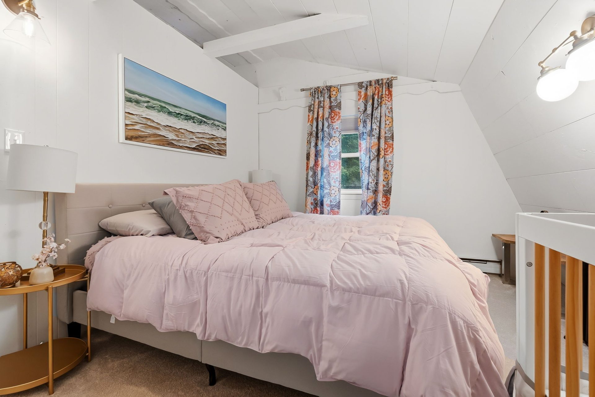 A second upstairs bedroom