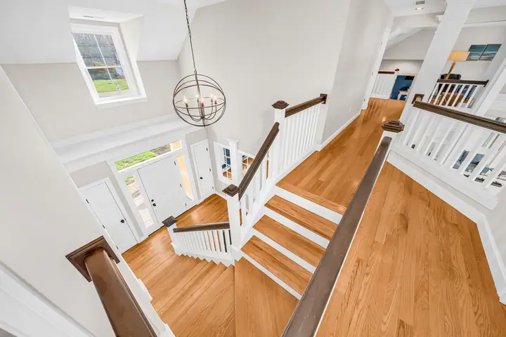 Entry hall from the upper landing