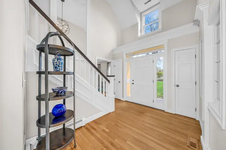 Entry hall and stair