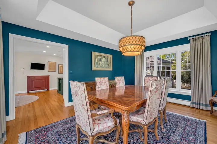 Dining room, toward the fireplace